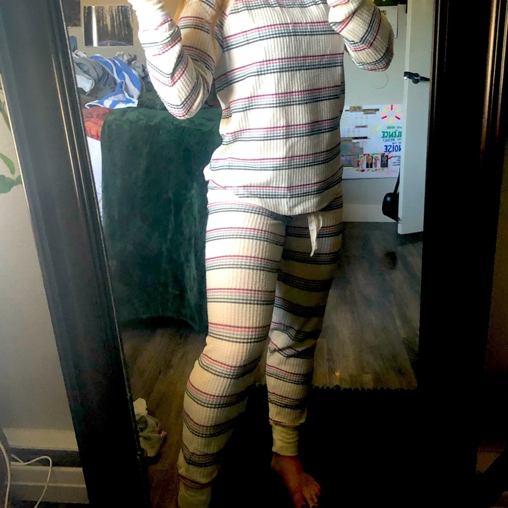 Striped PJ set